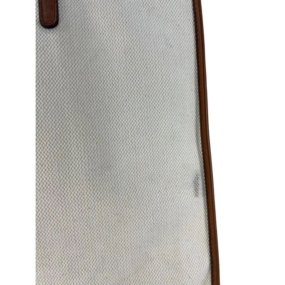 ETRO Embroidered Canvas Shopper Tote Bag Neutrals‎